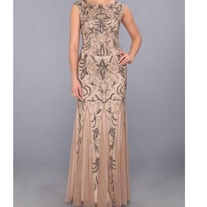 Adrianna Papell Formal Cream Dress Size 12